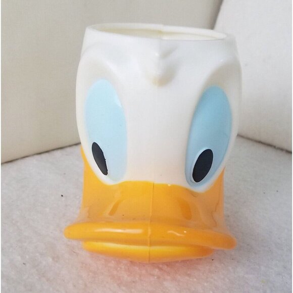 Donald Duck Mug Cup blue Hat "Lid" - Walt Disney Pure Fruit Juice no-straw - Picture 5 of 9